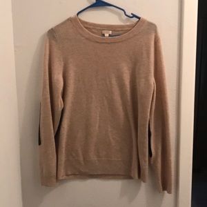 Large J Crew Elbow Patch Sweater
